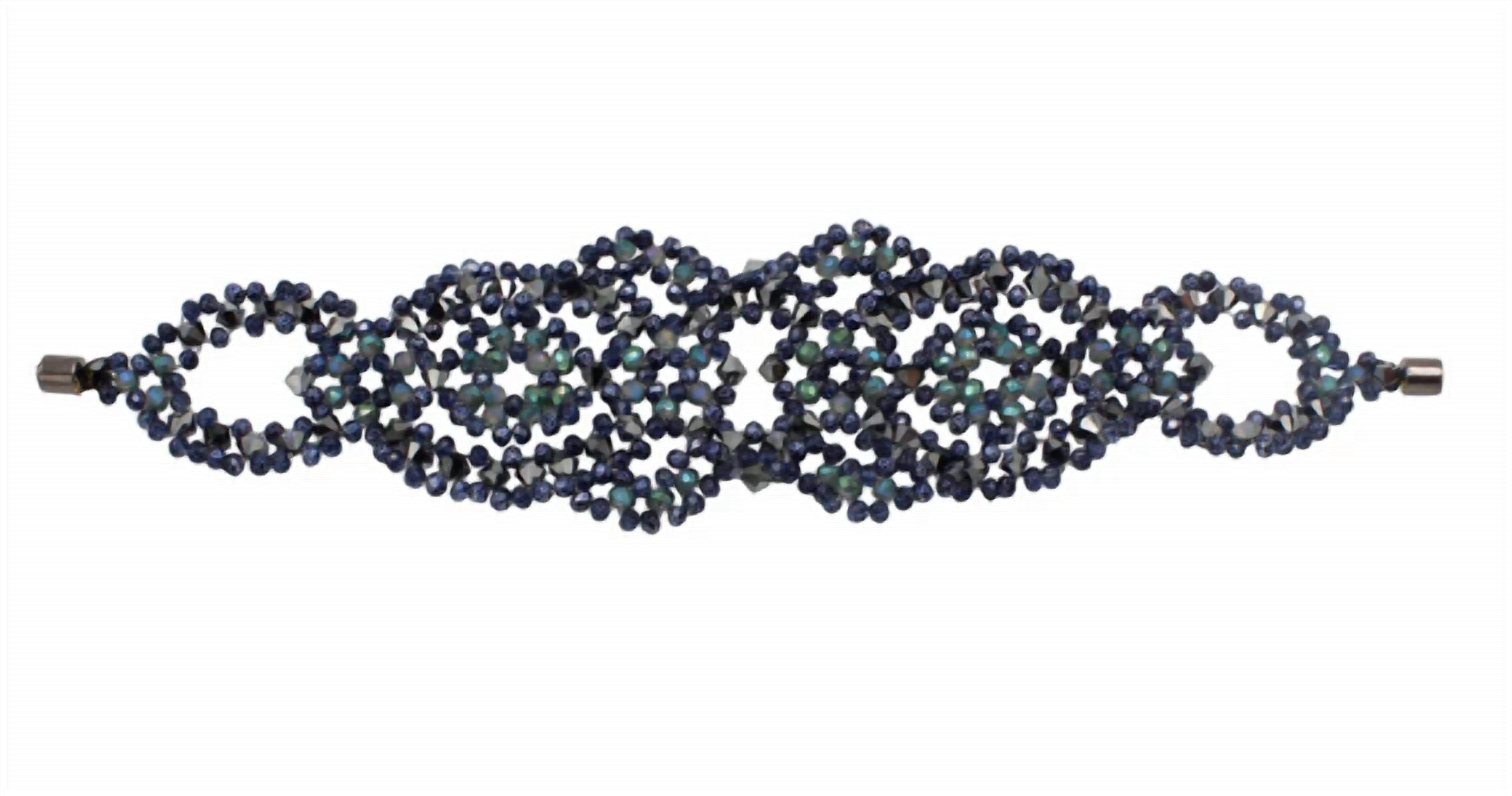 Giulia Handwoven Bead Cuff Bracelet