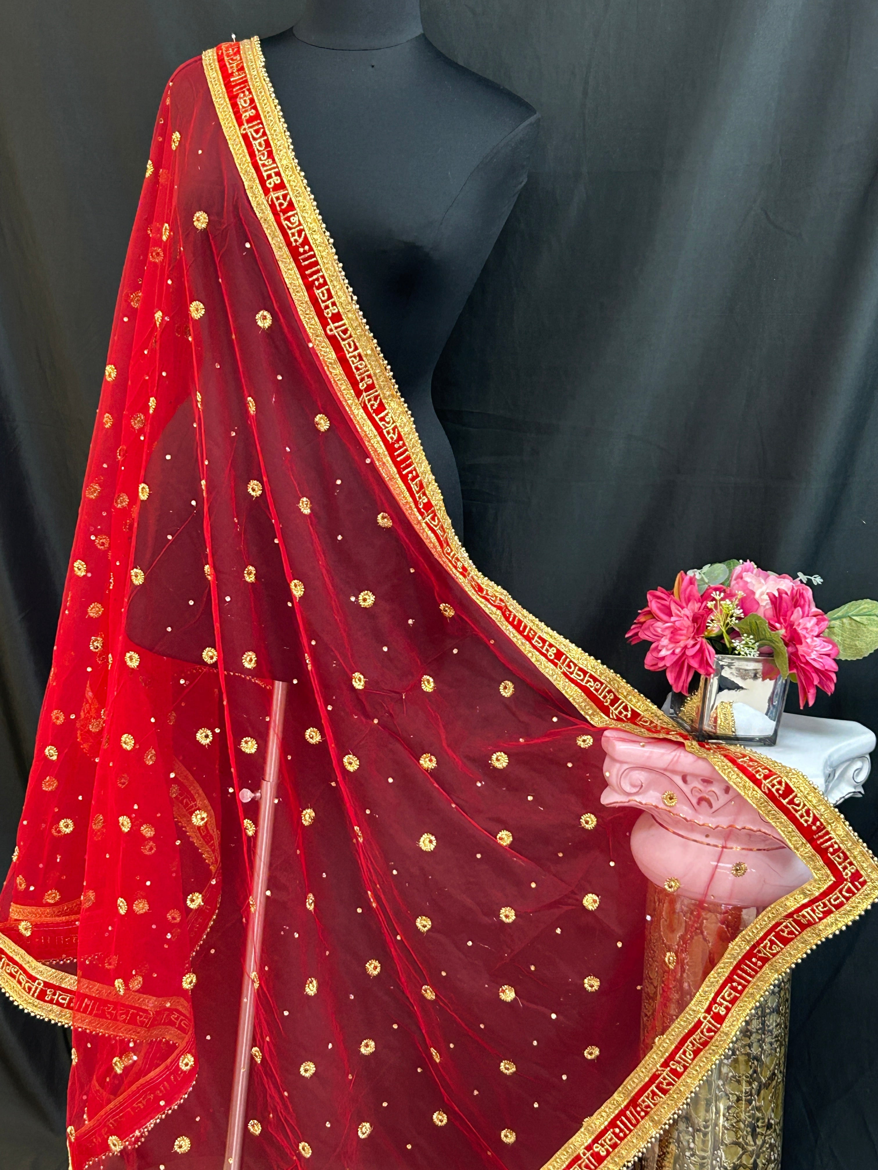 Wedding dupatta