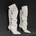 Fashionable Pointed Toe : Knee High Boots