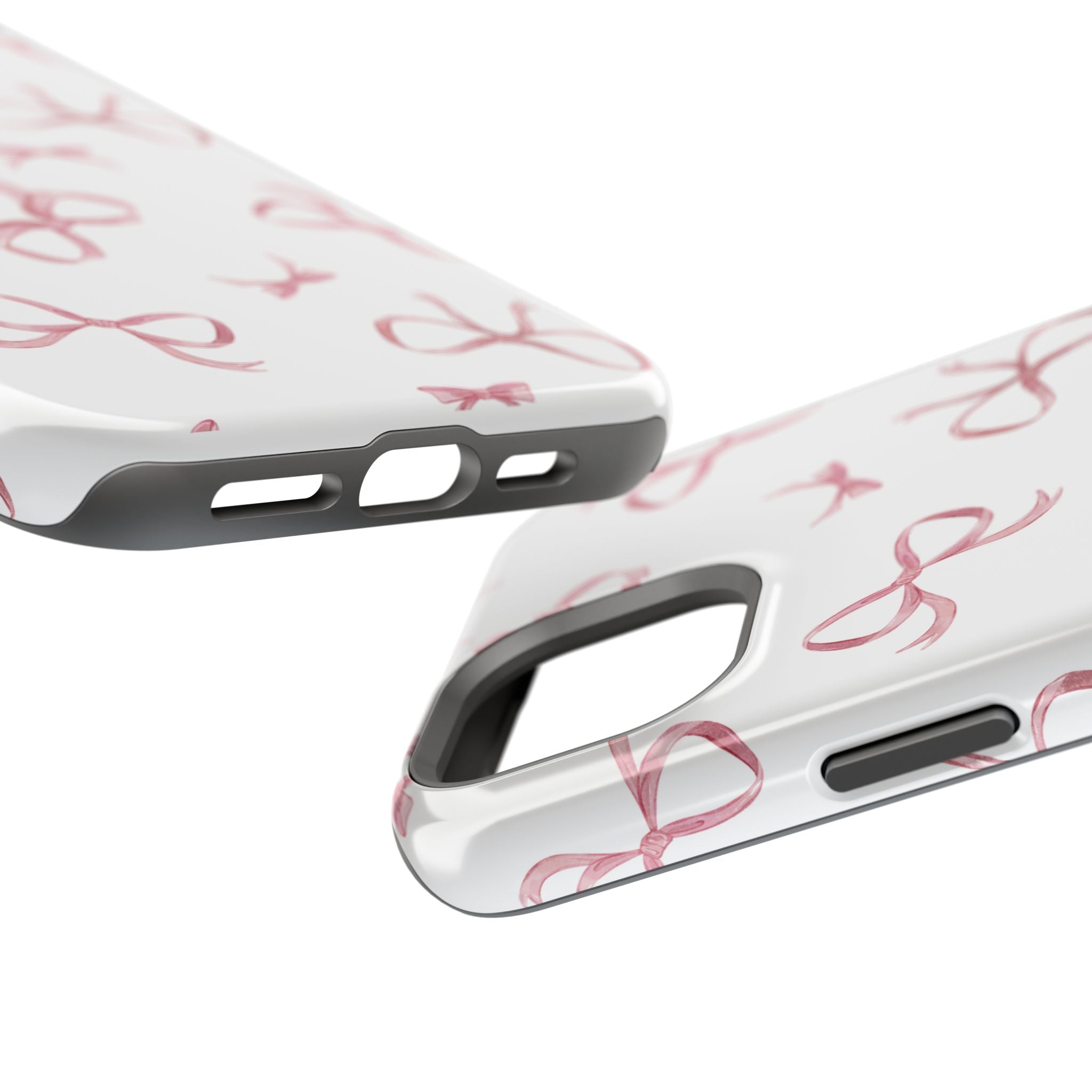 Customizable: Coquette Bow Stylish Impact-Resistant Phone Case