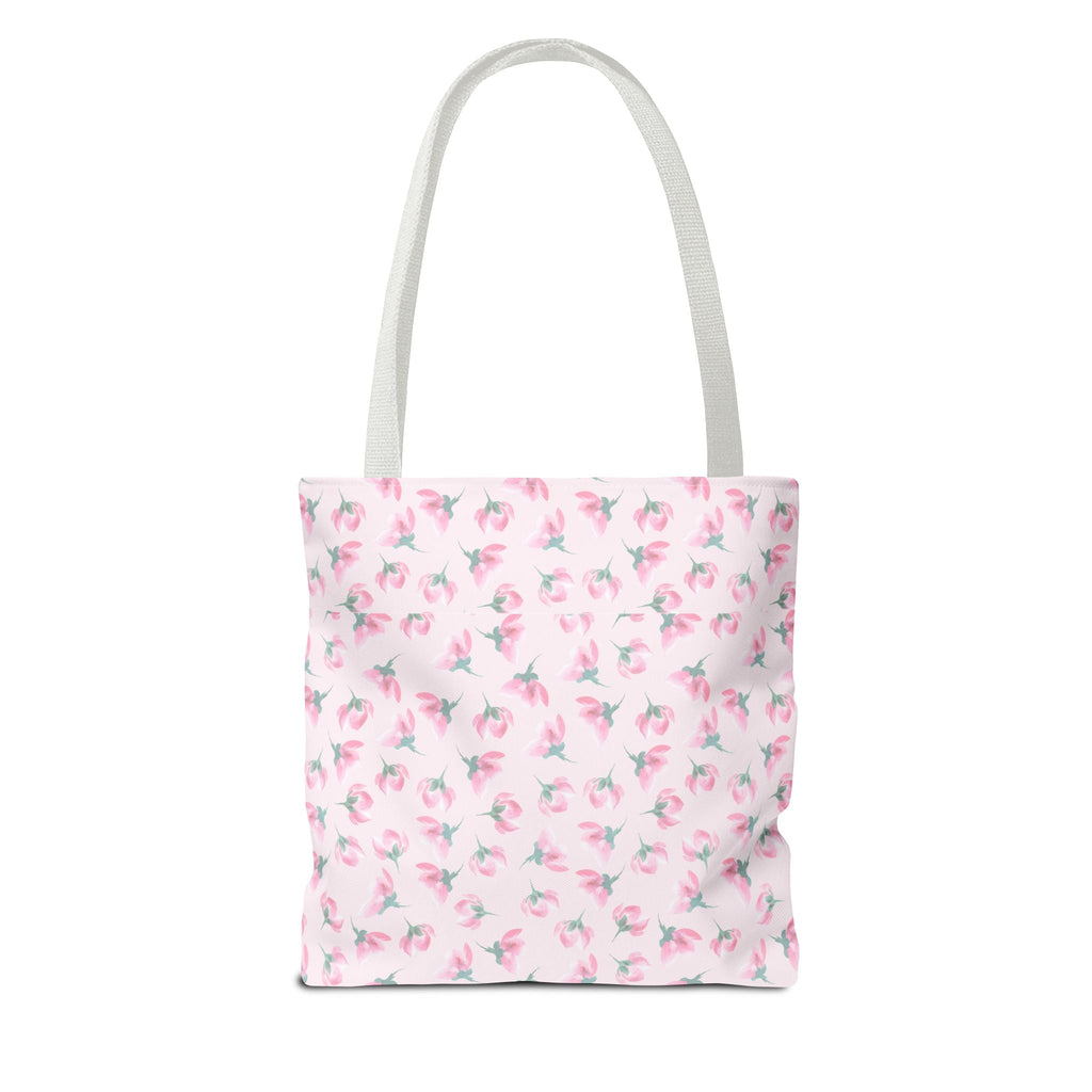 Customizable: Chic Floral Tote Bag, Versatile Shopping Bag, Pretty Grocery Tote, Cute Beach Bag, Stylish Gift for Her