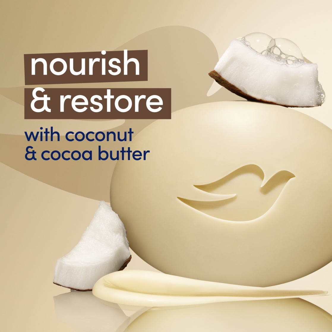 Beauty Bar Women'S Bath Soap Restoring Coconut & Cocoa Butter, 3.75 Oz 8 Bars