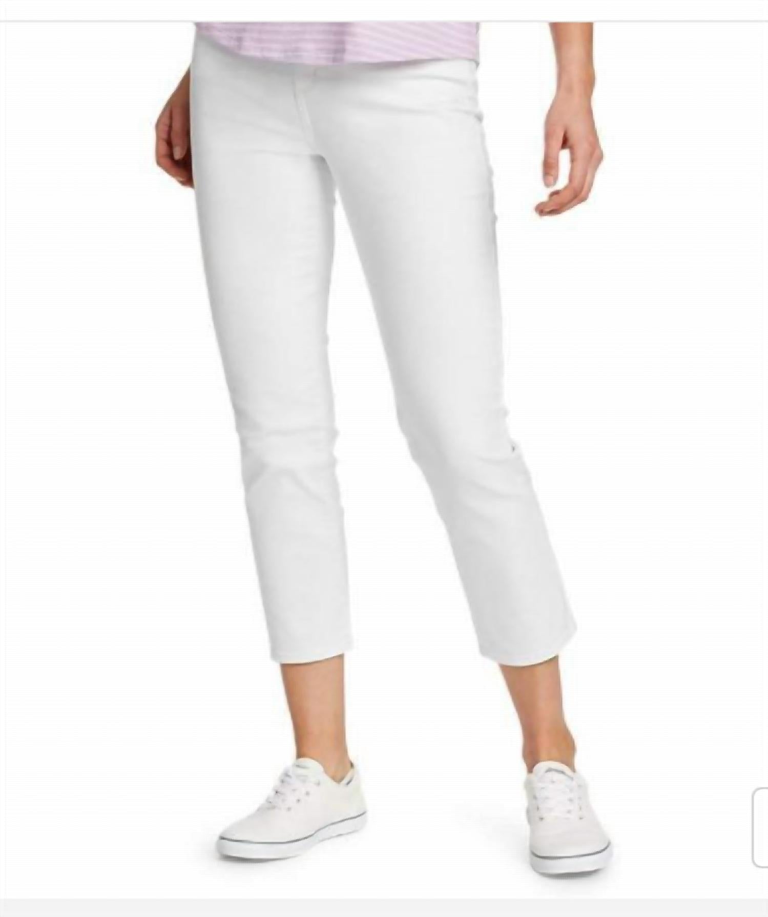 Women's Authentic Voyager Crop High Rise Stretch Cotton Jeans