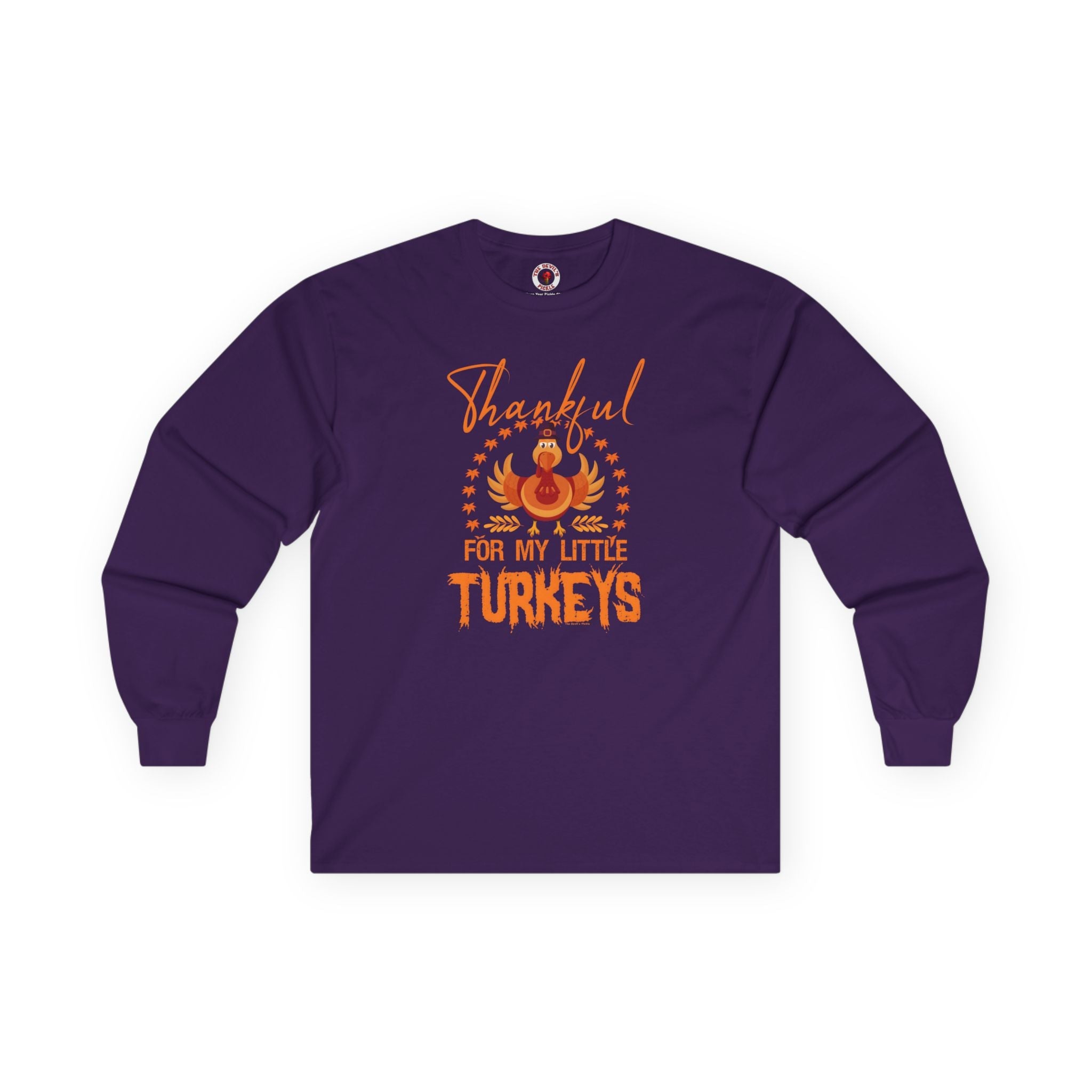 Thankful For My Little Turkeys Long Sleeve Tee