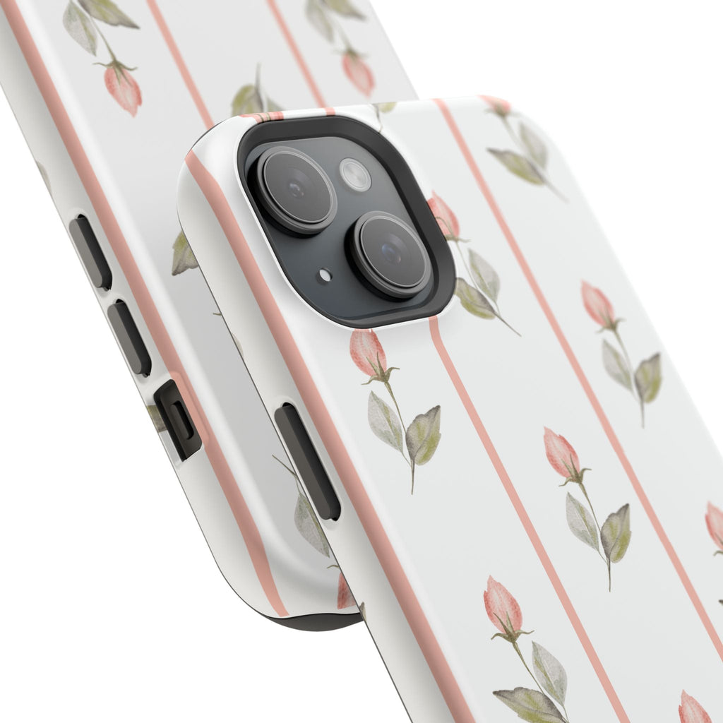 Customizable: Floral Impact-Resistant Phone Case, Chic Phone Cover