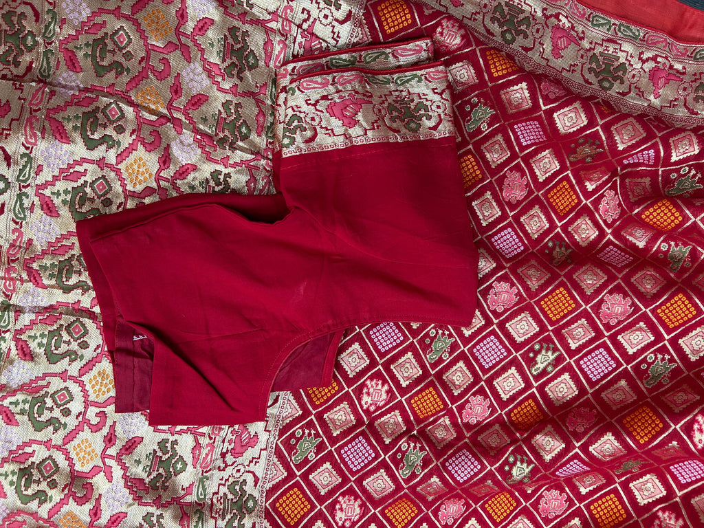 Red pure patola benaras saree