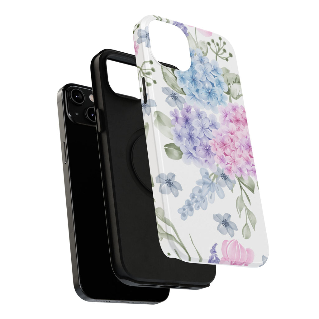 Customizable: Floral Hydrangea Impact-Resistant Phone Case