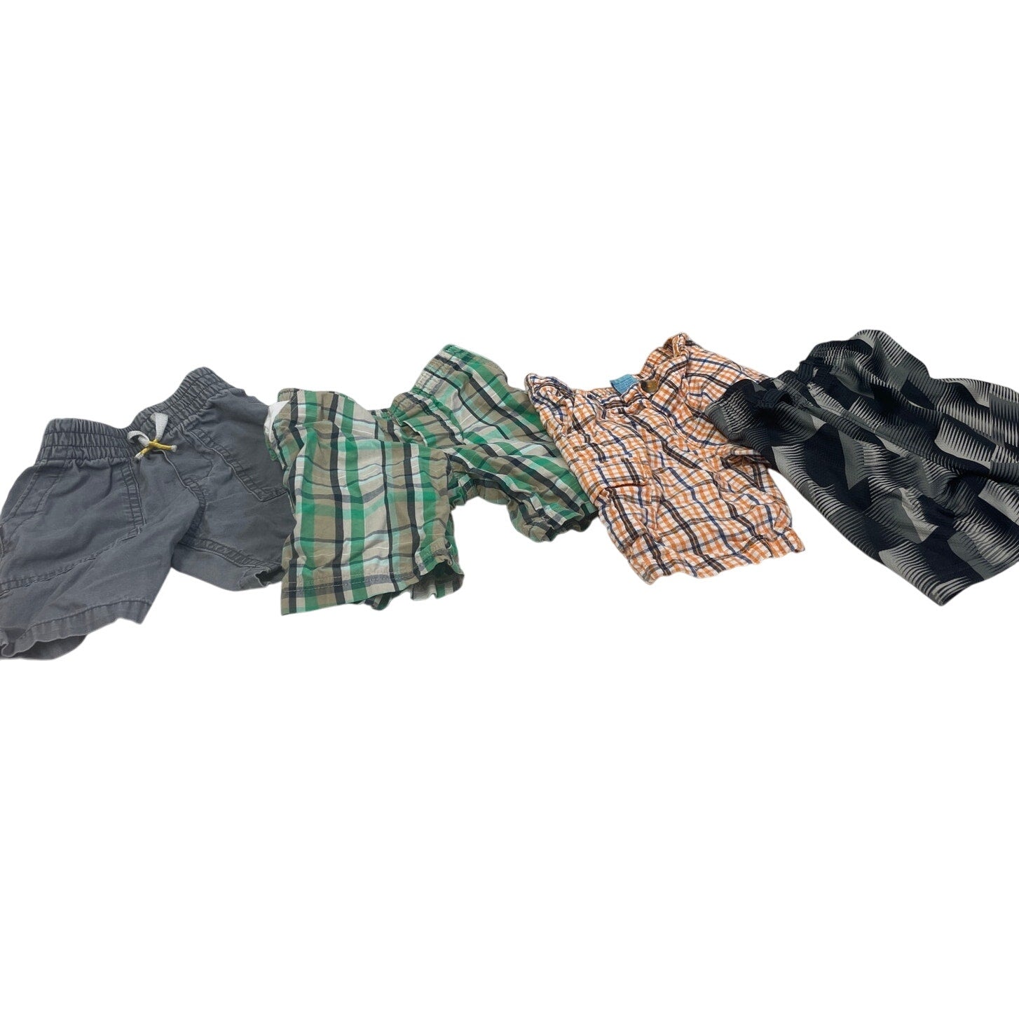 Lot of 4 Boys 2T Plaid Koala Baby Garanimals Elastic Waist Board Shorts Shorts