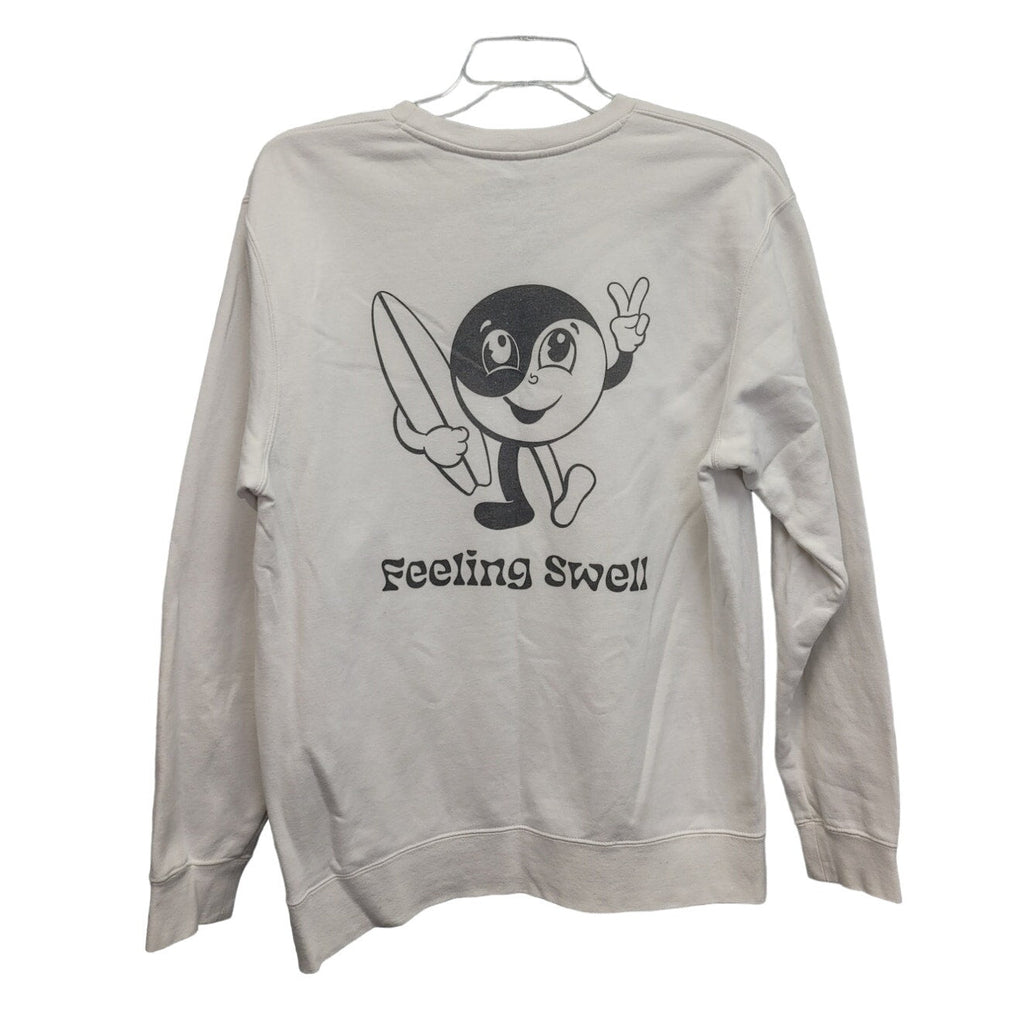 Feeling Swell Mens Large PolyCotton Long Sleeve Crew Neck Pullover Sweatshirt