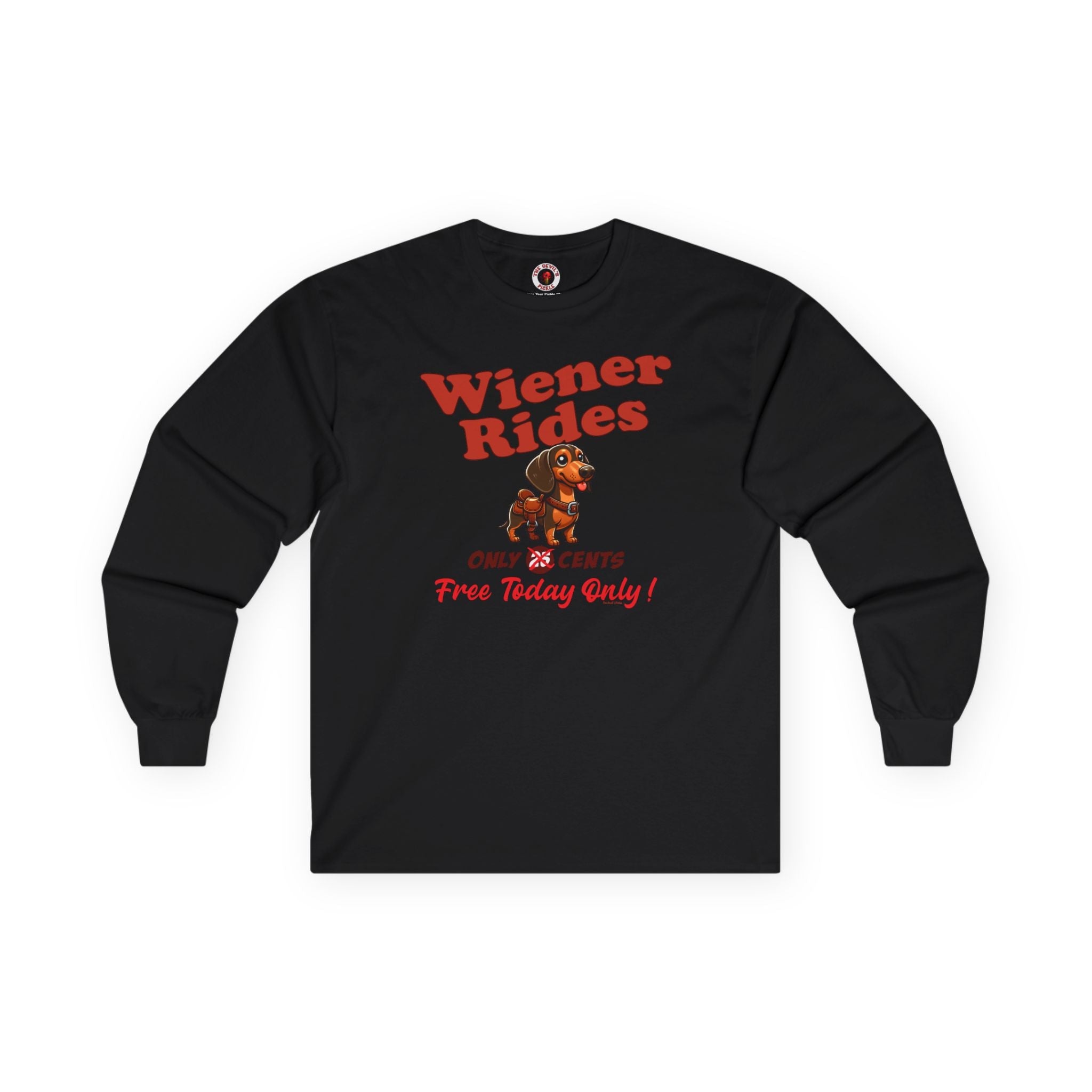 Free Wiener Rides Long Sleeve Tee