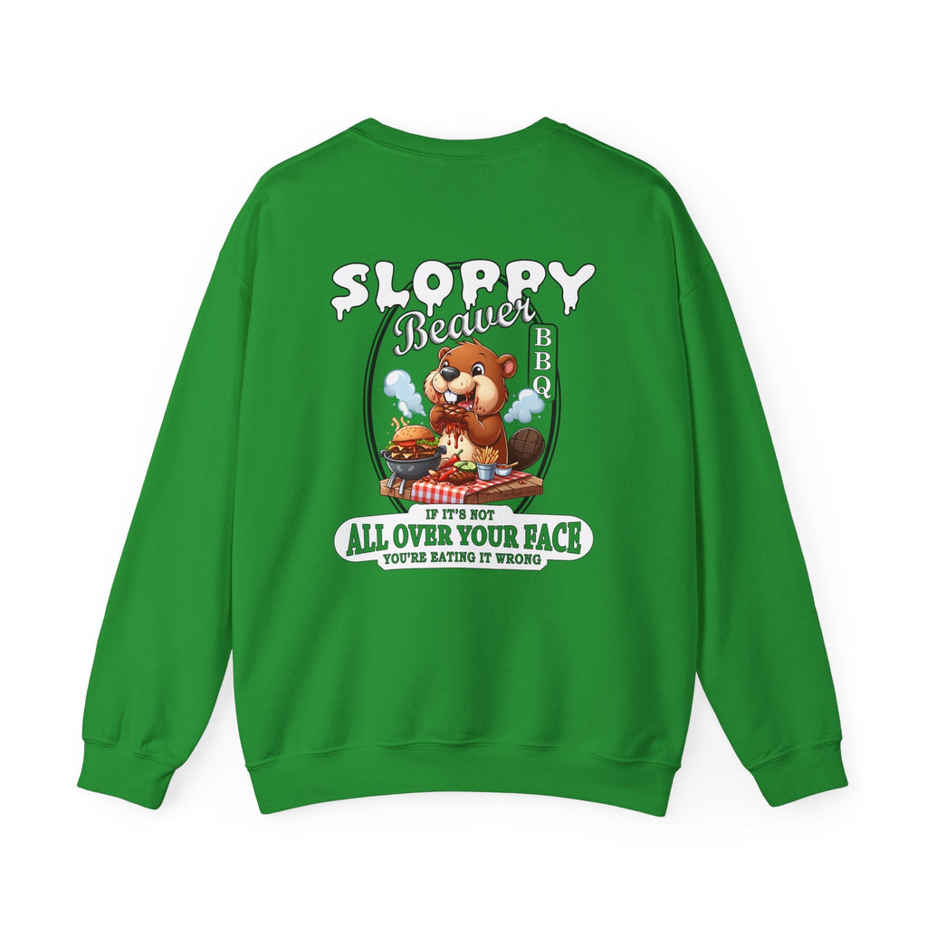 Sloppy Beaver BBQ Back Crewneck Sweatshirt