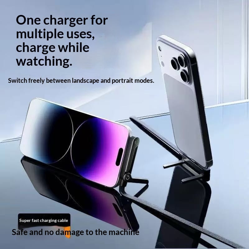 240W Fast Charging USB-C Cable – Foldable Stand Type-C Data Cable for Gaming & Fast Charging