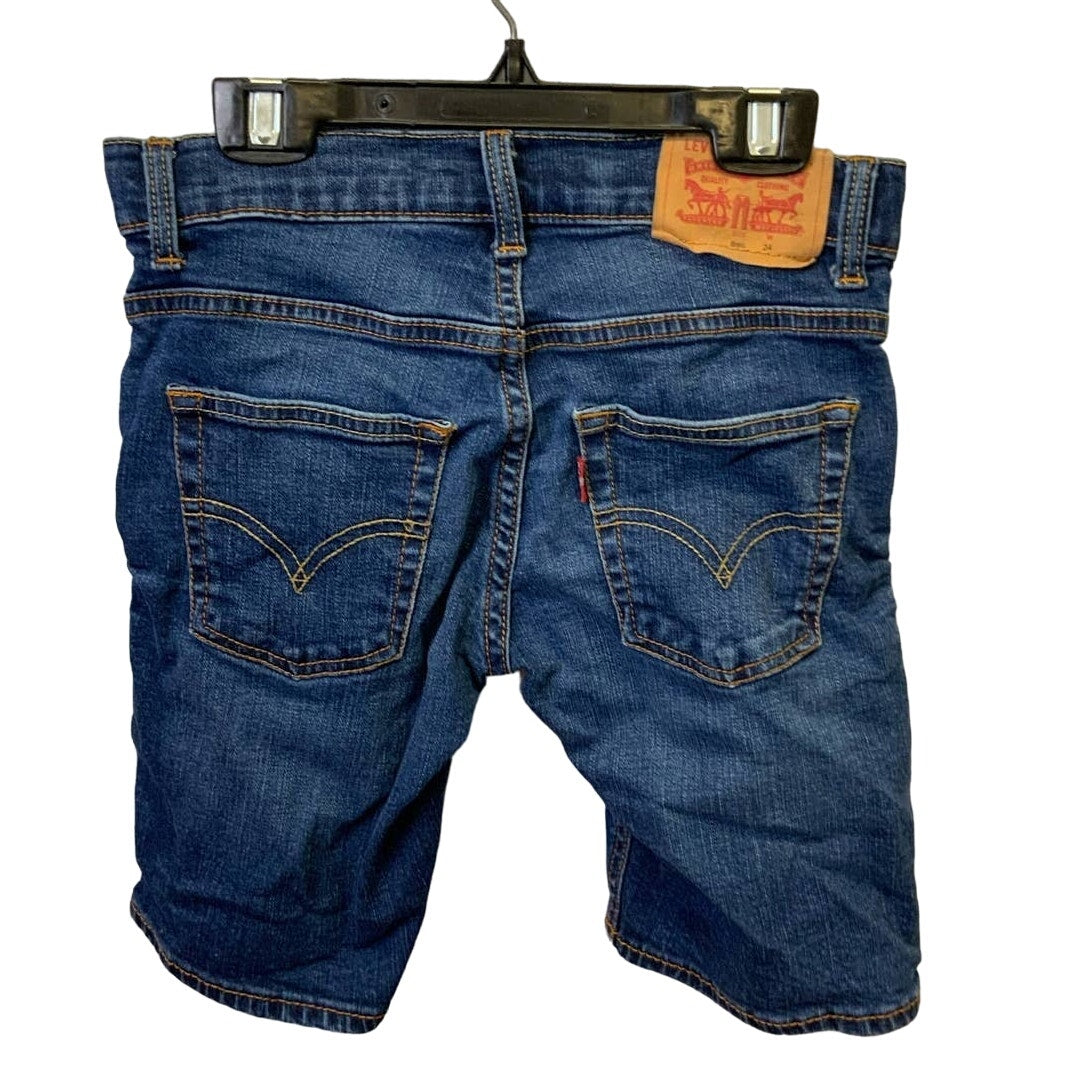 Levi Strauss & Co 511 Kids Size 8 Slim Stretch Cotton Blue Denim Jean Shorts