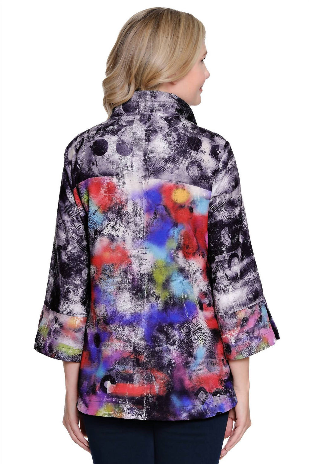 3/4 Sleeve Woven Jacket