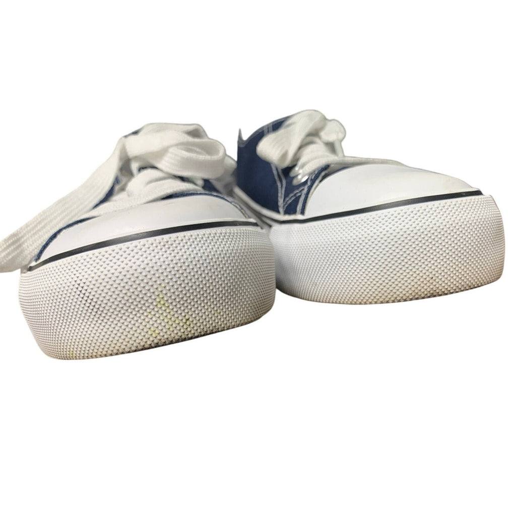 ZGR Womens Size 7 Navy Blue Canvas Lace Up Classic Low Top Casual Sneaker Shoes