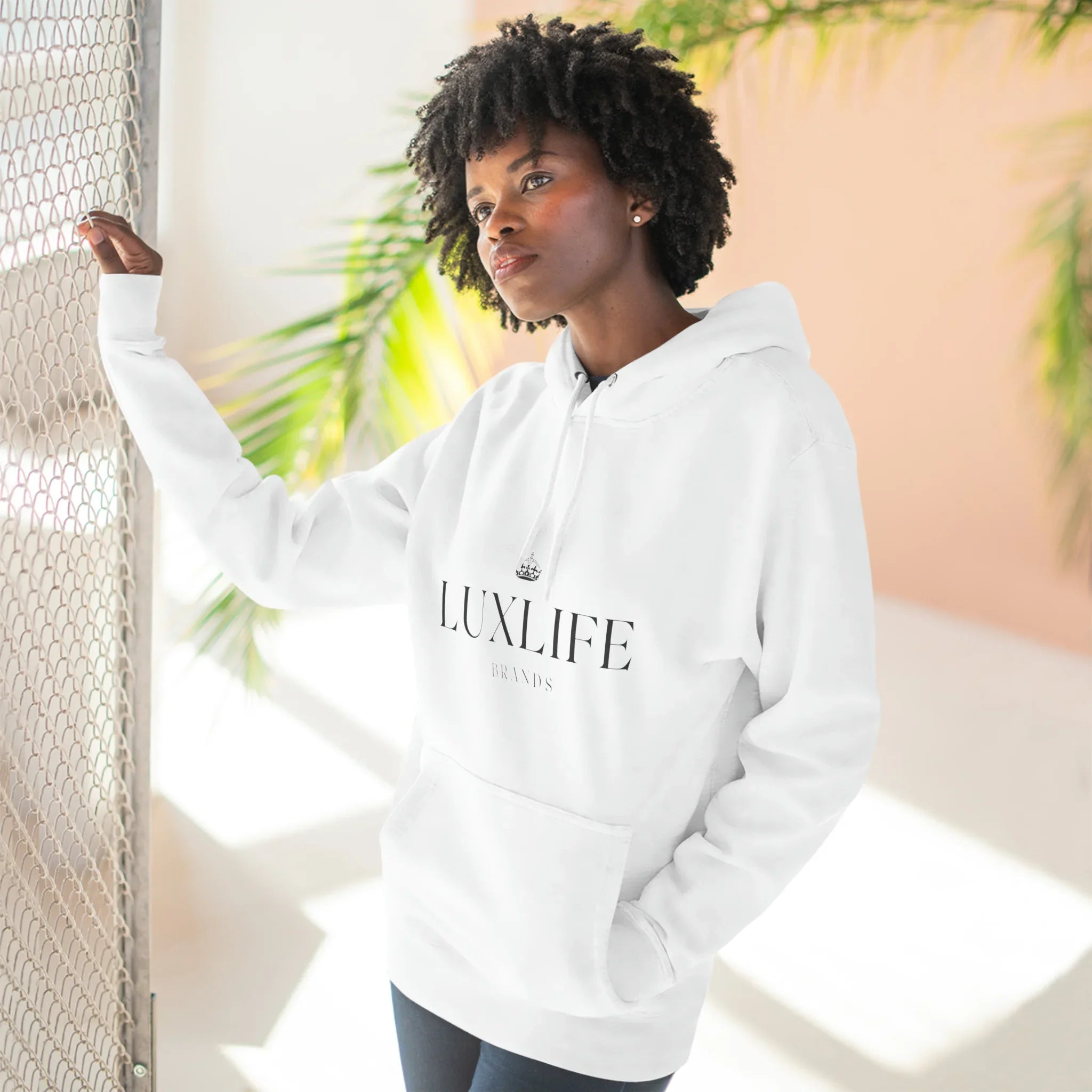 Luxlife Brands Sunset Vibes Three-Panel Fleece Hoodie