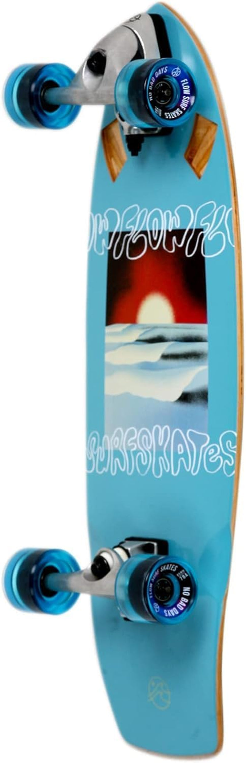 Cruiser - 29"X10" 7-Ply North American Maple Deck, Carving Truck, Fully Assembled, Supports up to 275 Lbs for Surf-Like Carving