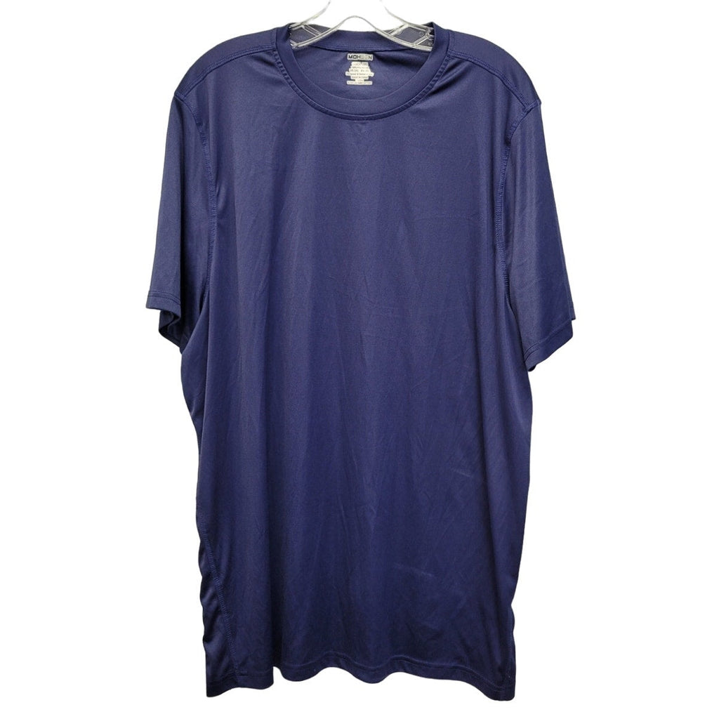 Moheen Mens 2XL 100% Polyester Cool Dri Short Sleeve Crew Neck Athletic Shirt
