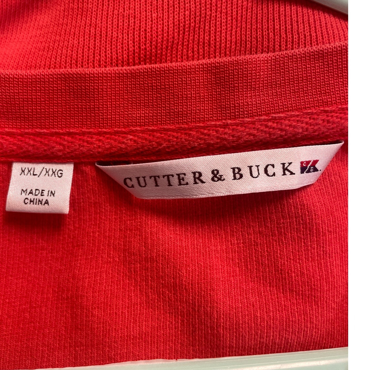 Cutter & Buck Mens XXL 100% Cotton Long Sleeve V Neck Pullover Sweatshirt