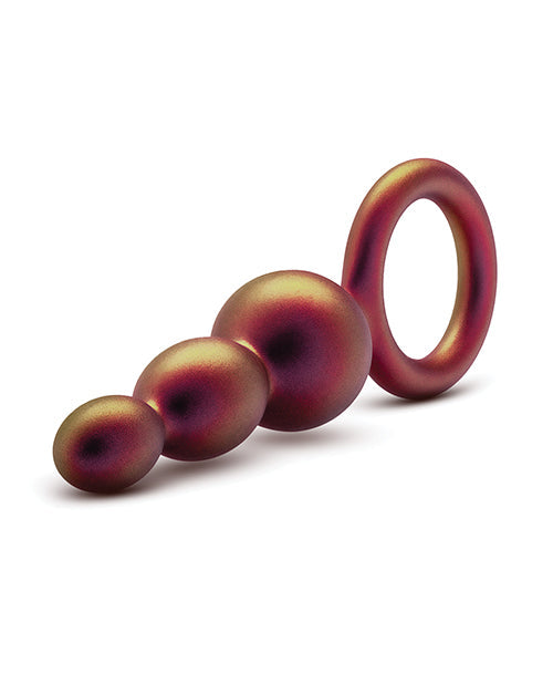 Anal Adventures Matrix Beaded Loop Plug - Copper