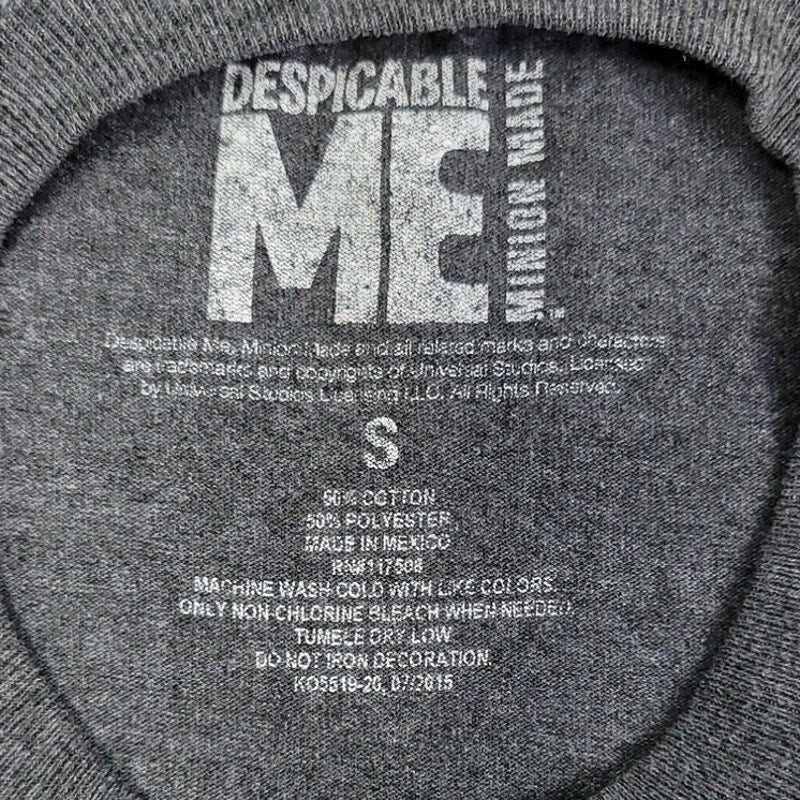 Despicable Me Kids Small Trouble For Hire Long Sleeve Crew Neck Tee Shirt