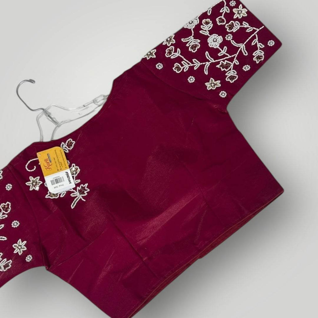 Satin silk blouse