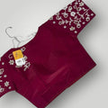 Satin silk blouse