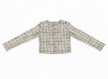 AA Black, white and gold Tweed Jacket