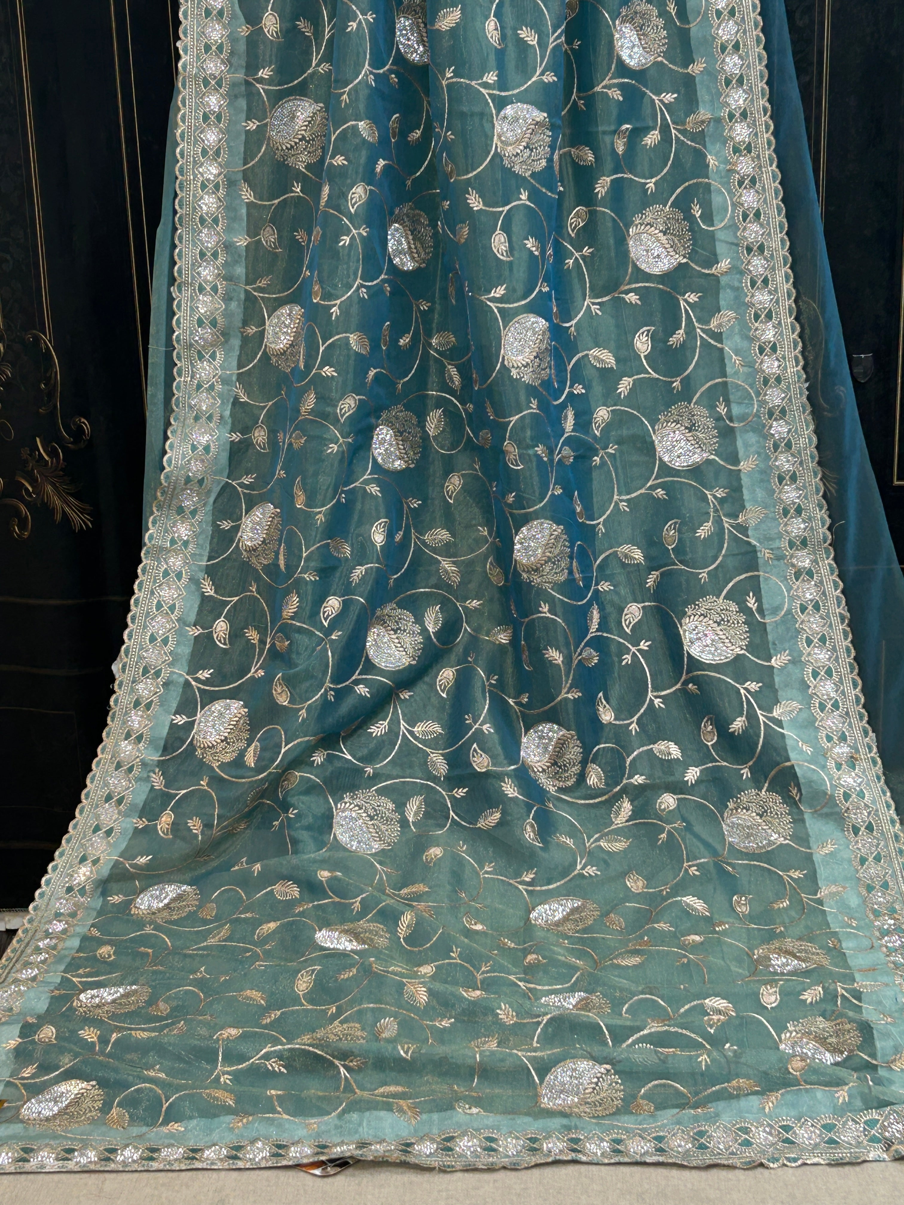 Tissue silk saree