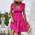 Stylish Euro-Egypt Sleeveless Dress