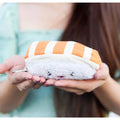 Sushi Plush Keychain 5 Soft Cute Design (Salmon)