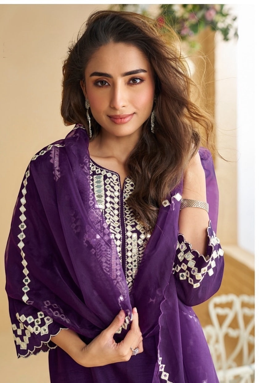 Party wear sharara suit