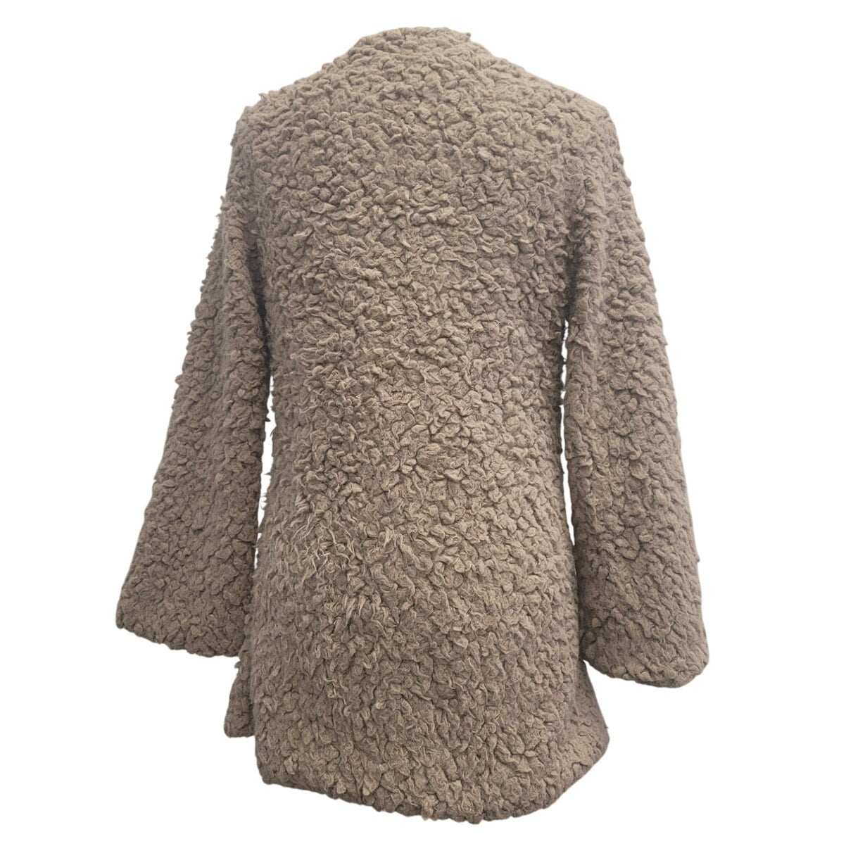 Jella Couture Womens Medium 100% Polyester Long Sleeve Hook & Eye Front Jacket