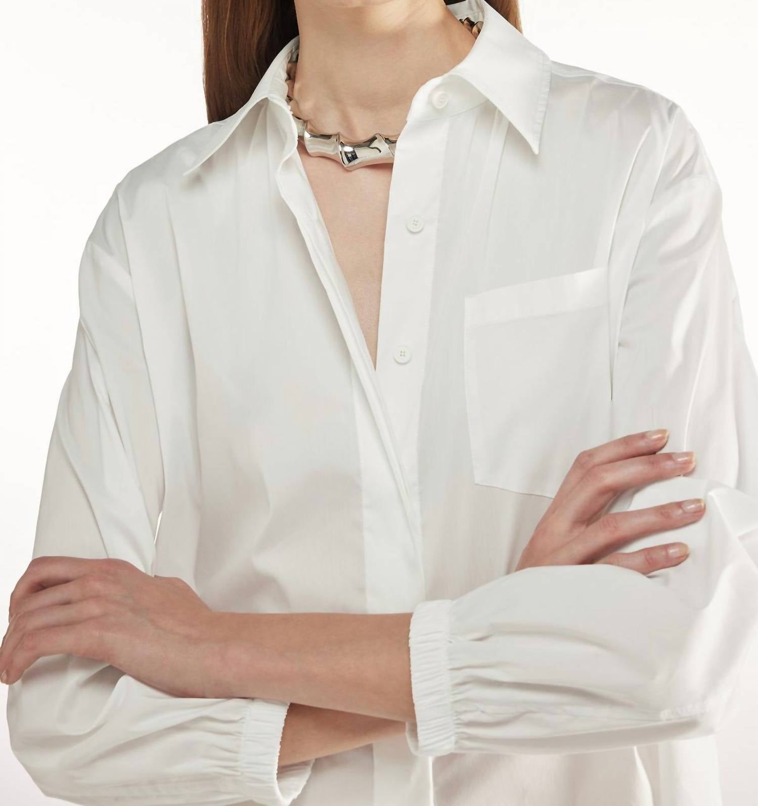 Zahira Cotton Blend Blouse