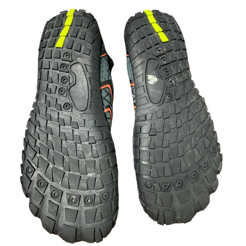Ubfen Mens 10 Gray Orange Quick Dry Barefoot Boating Fishing Swim Water Shoes