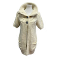 Free People Womens Small Wool Blend Short Sleeve Cable Knit Cardigan Sweater