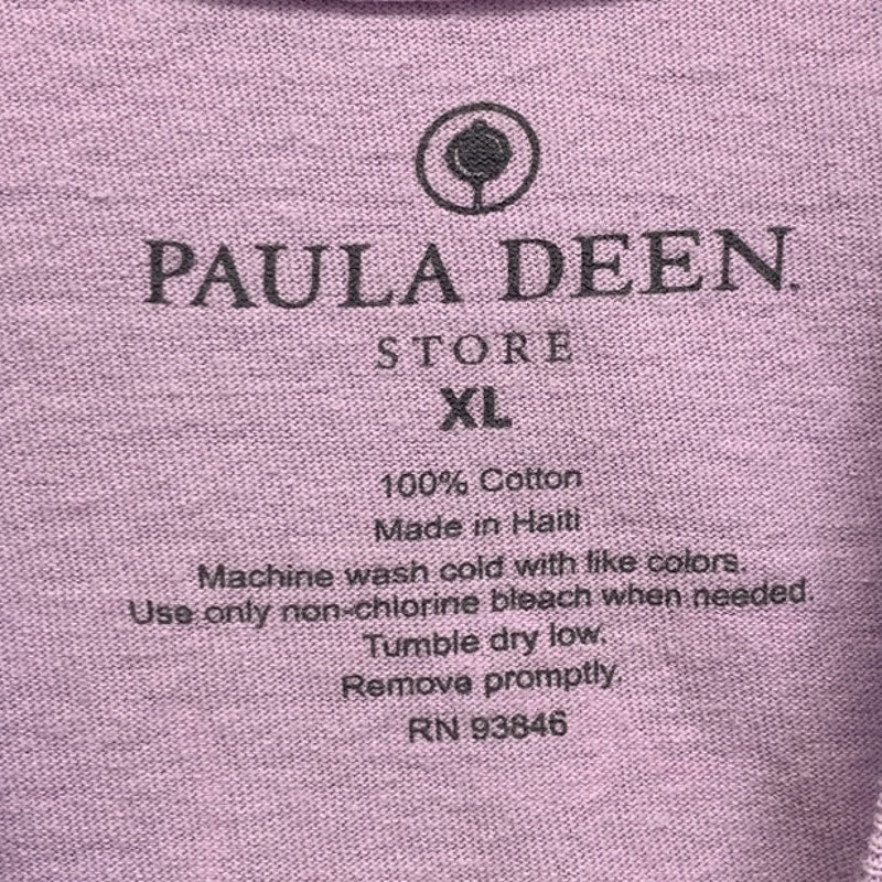 Paula Deen Womens XL Short Sleeve You're the Bees Knees 100% Cotton Tee Shirt