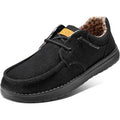 STQ Womens Size 8.5 Black Denim Lace Up Orthopedic Ultralight Casual Boat Shoes