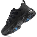 Larnmern Mens Size 8.5 Black Lace Up Air Cushoned Non Slip Work Sneaker Shoes