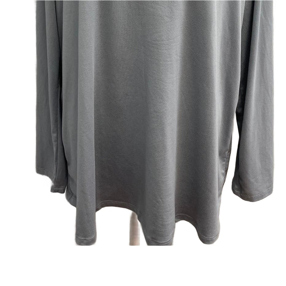 Lane Bryant Womens Plus Size 22/24 Flowy Polyester Blend Long Sleeve Turtleneck