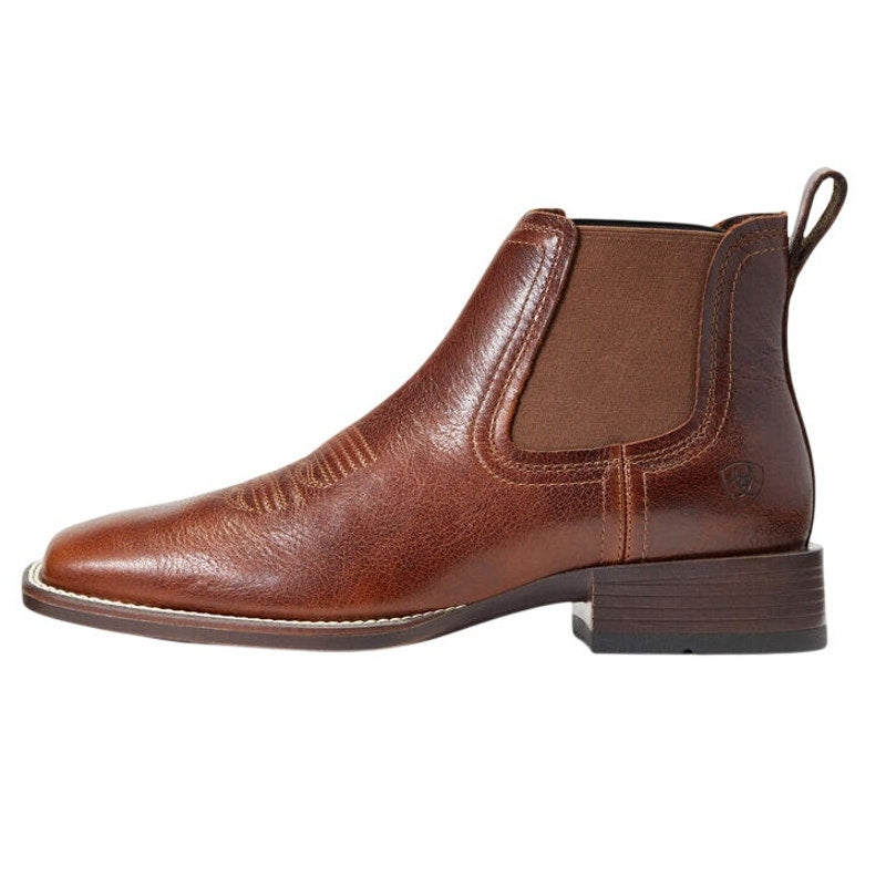 New in Box Ariat Mens 7 Royal Brown Booker Ultra Chelsea Leather Western Boots