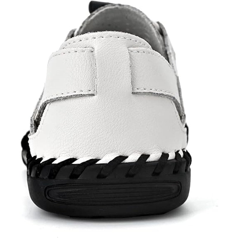 Dzujy Mens Size 14 White Sandals Drawstring Lace Round Toe Water Shoes