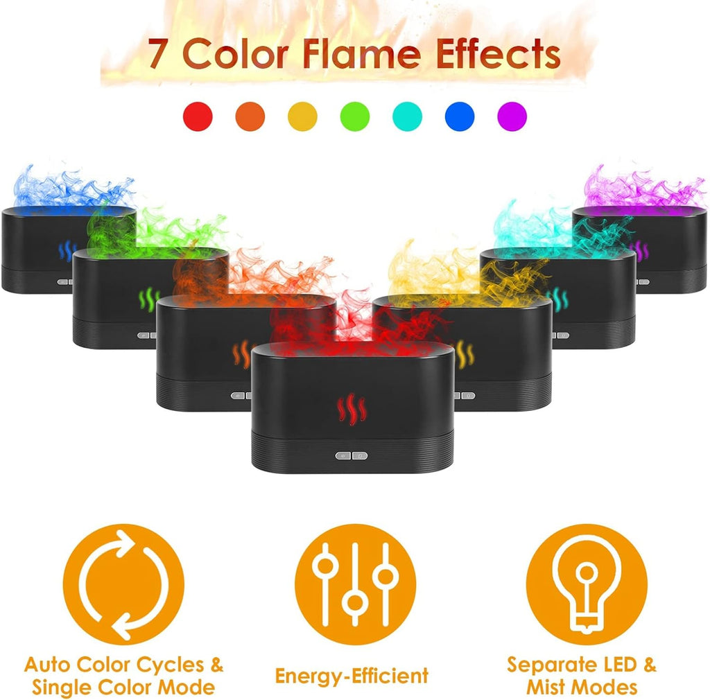 3D Flame Air Aroma Humidifier