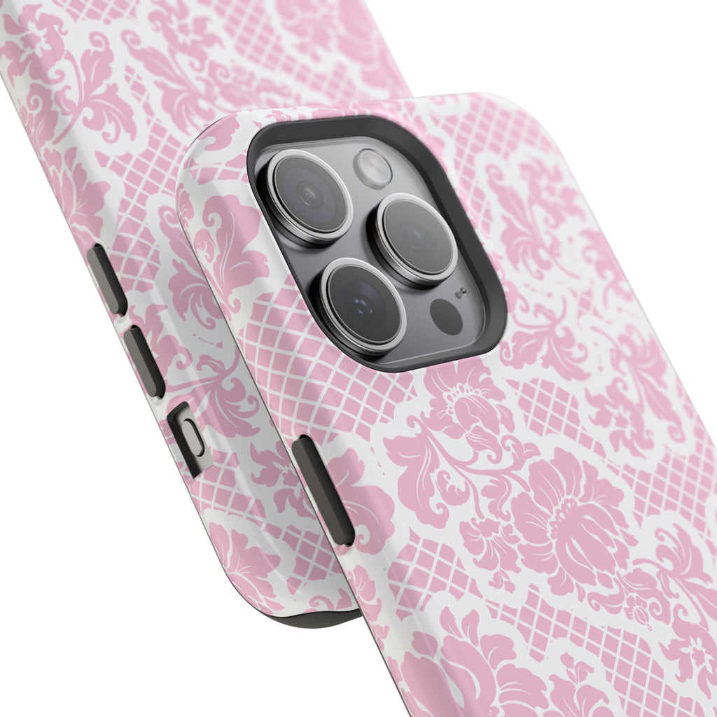 Customizable: Pink Lace Inspired Elegantly Chic Impact-Resistant Case