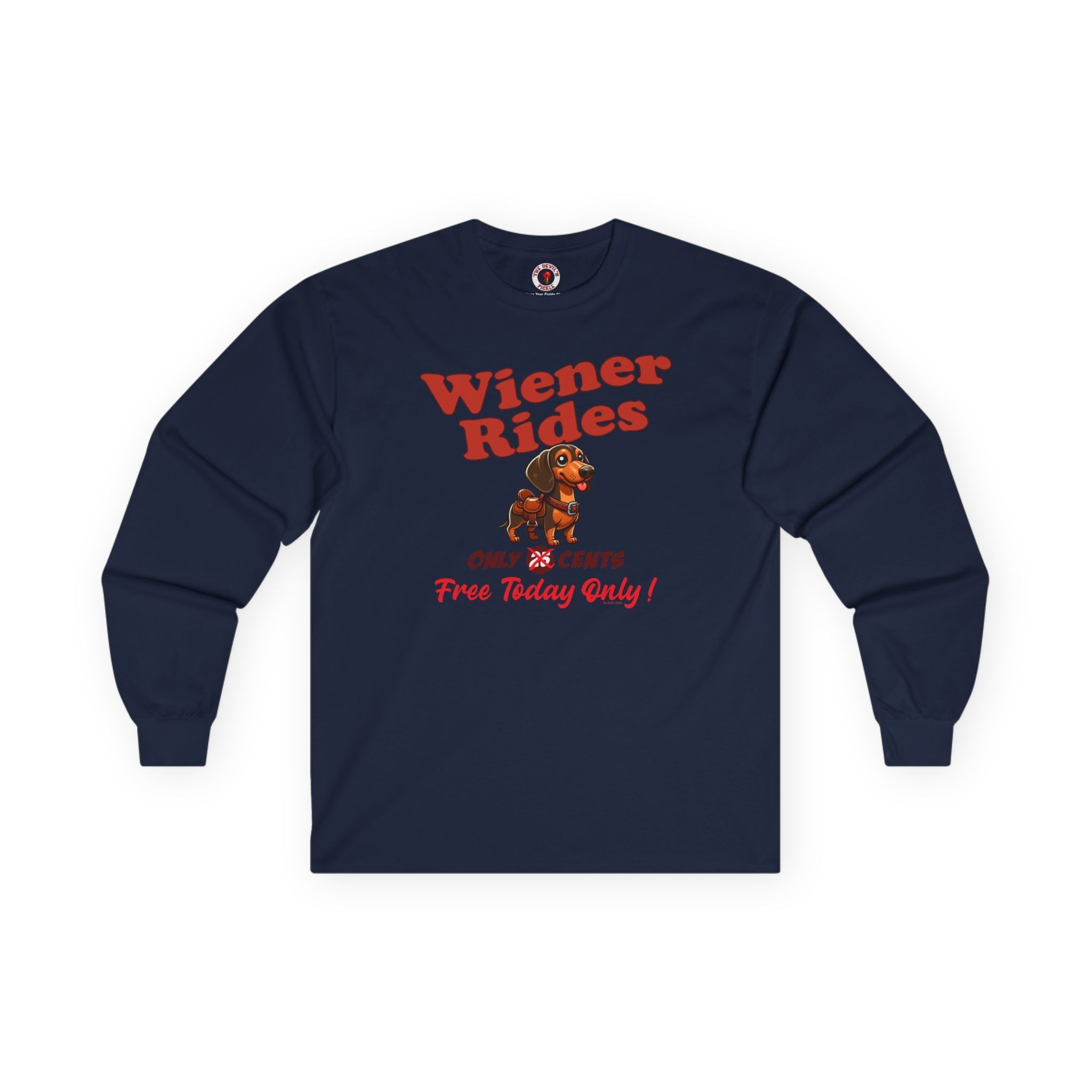 Free Wiener Rides Long Sleeve Tee