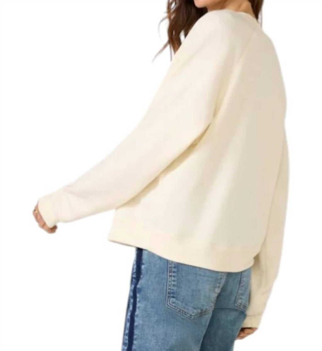 Vintage Ski Raglan Crew Sweatshirt