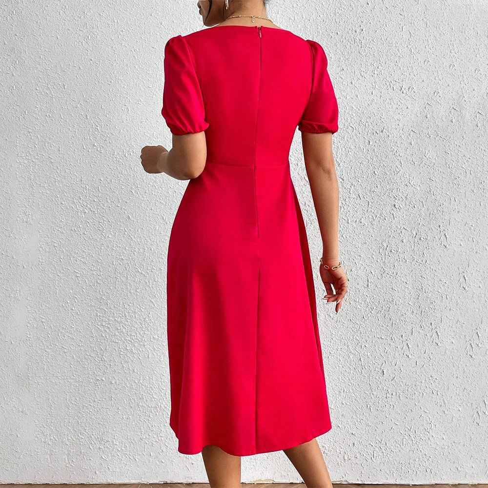 Women's European Split Fit : A-Line Dress