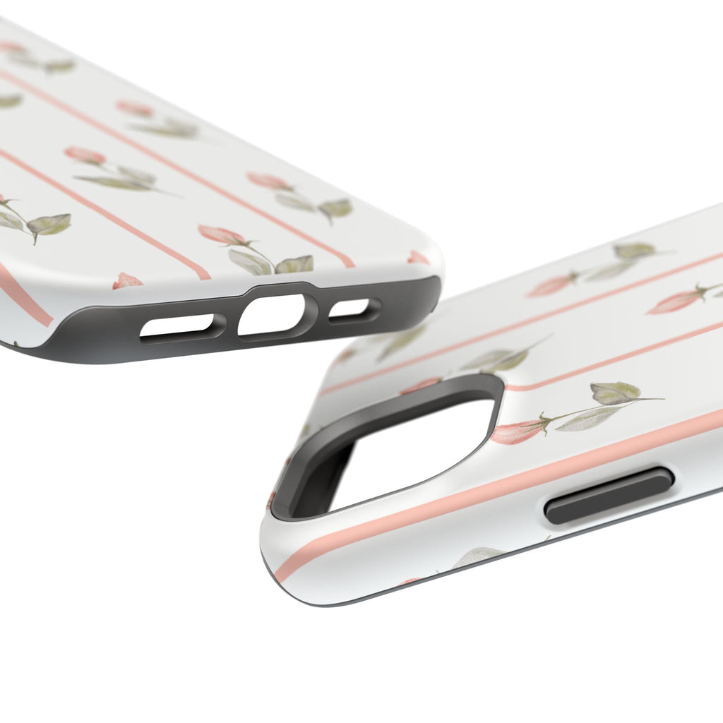 Customizable: Floral Impact-Resistant Phone Case, Chic Phone Cover