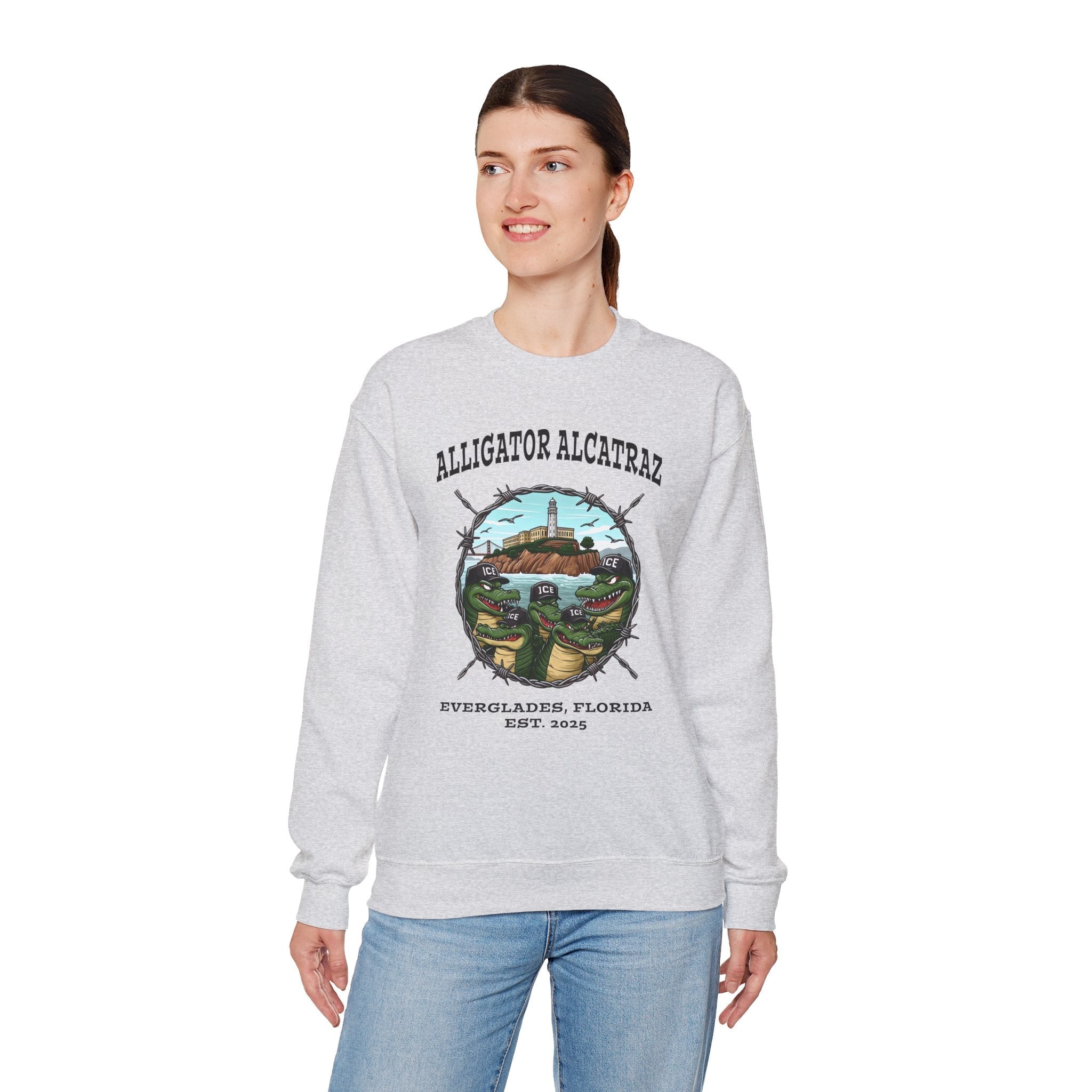 Alligator Alcatraz Crewneck Sweatshirt