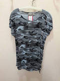 Women's Side Tie Camo Top